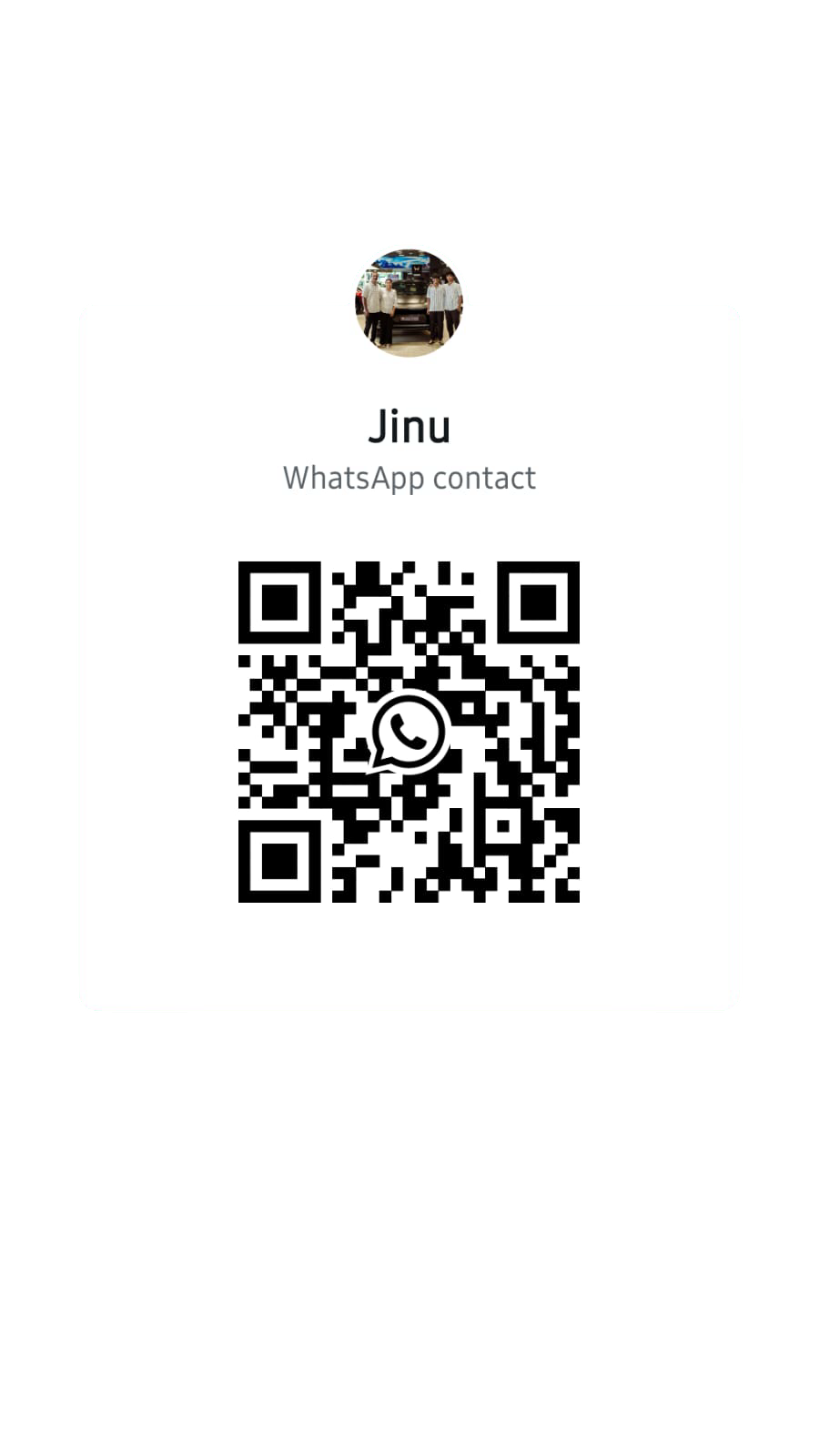 WhatsApp Booking QR Code